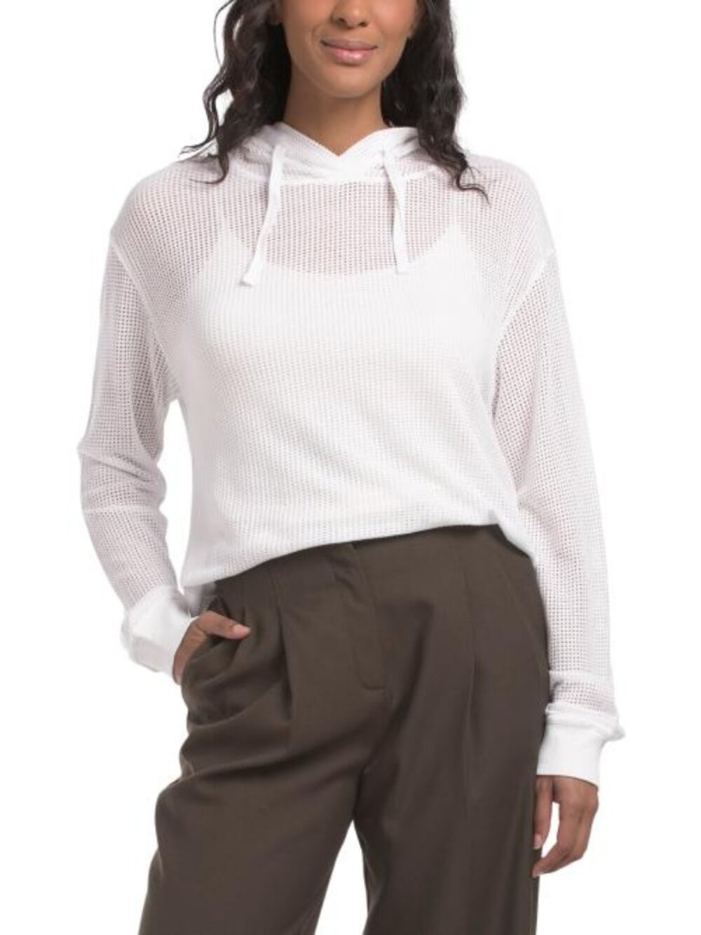 WEARABLES BY XCVI Mesh Sidel Hoodie